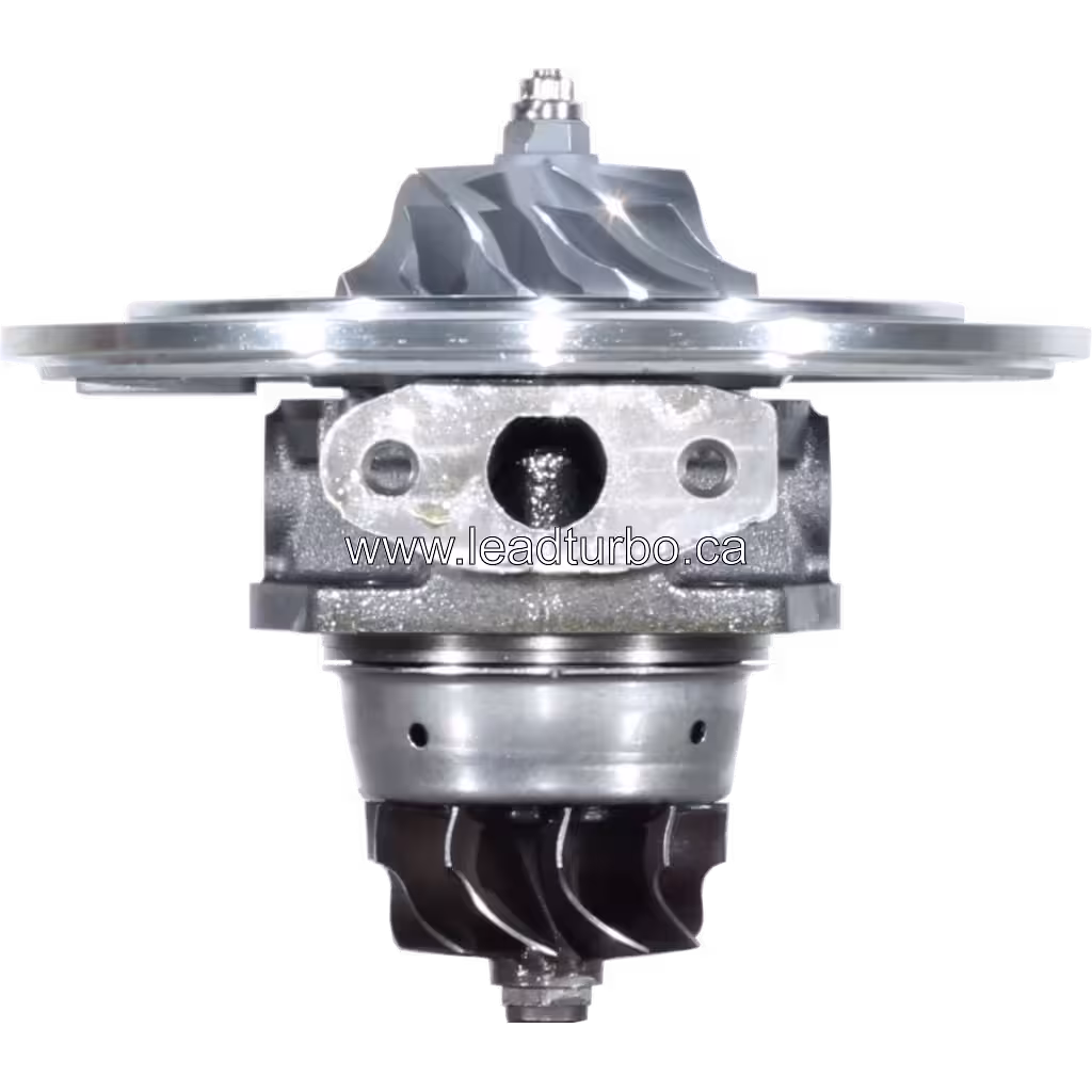 Vue avant du core GT3271JLS FOR 750853-5001 montrant le carter central et la roue de compresseur