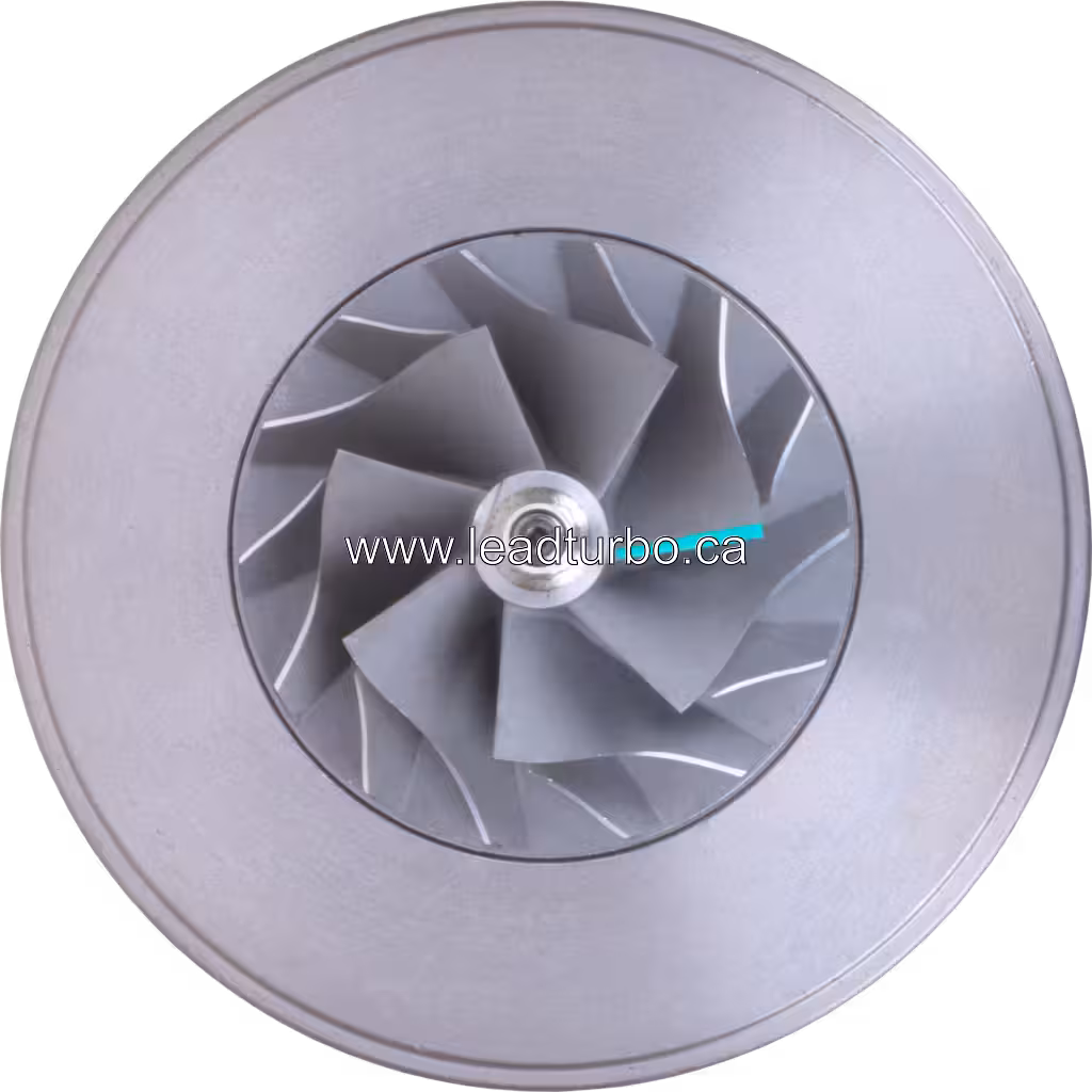 Vue de face du core HX40W FOR 3590348 montrant la roue compresseur