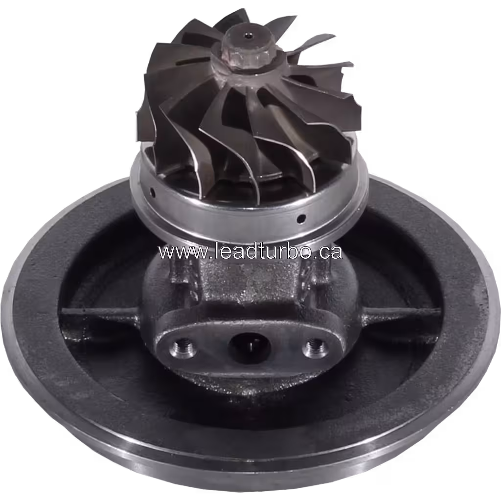Vue inférieure du core HX55 montrant la roue turbine