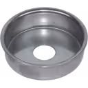 Heat shield 7C5856 vue de bas, finition métallique gris clair
