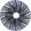 J96 turbo compressor wheel blade detail