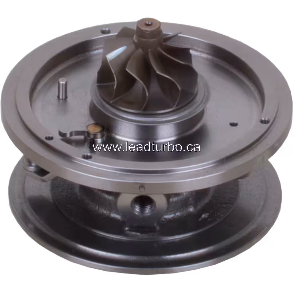 Turbocharger core assembly side view