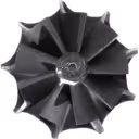 Vue de dessus de la roue de turbine RHF4-660011P10 pour Mitsubishi L200