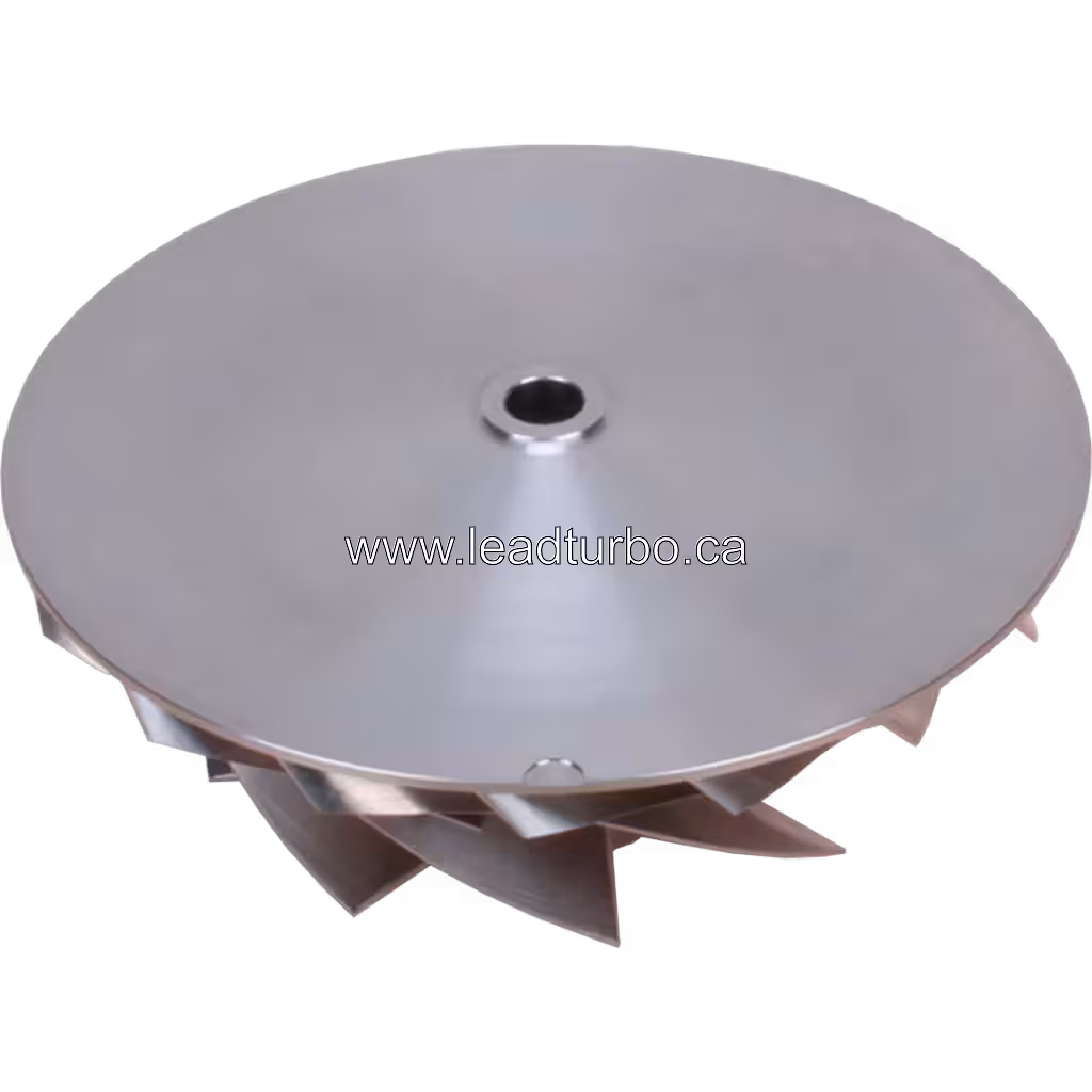 Roue de compresseur 3794691 vue de dessous avec plaque arrière circulaire plate