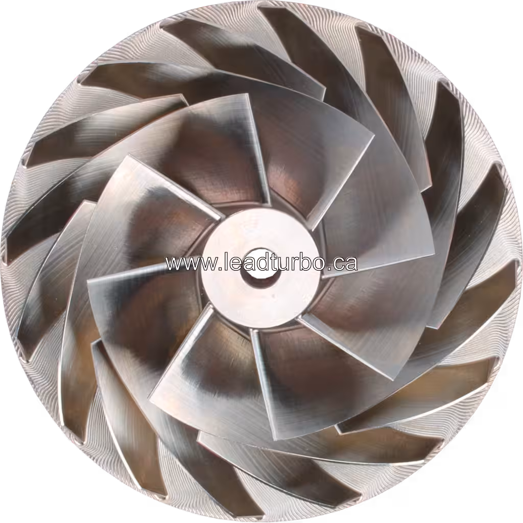 Roue compresseur HX83 3794691 en métal usiné pour Cummins QSK50 G6