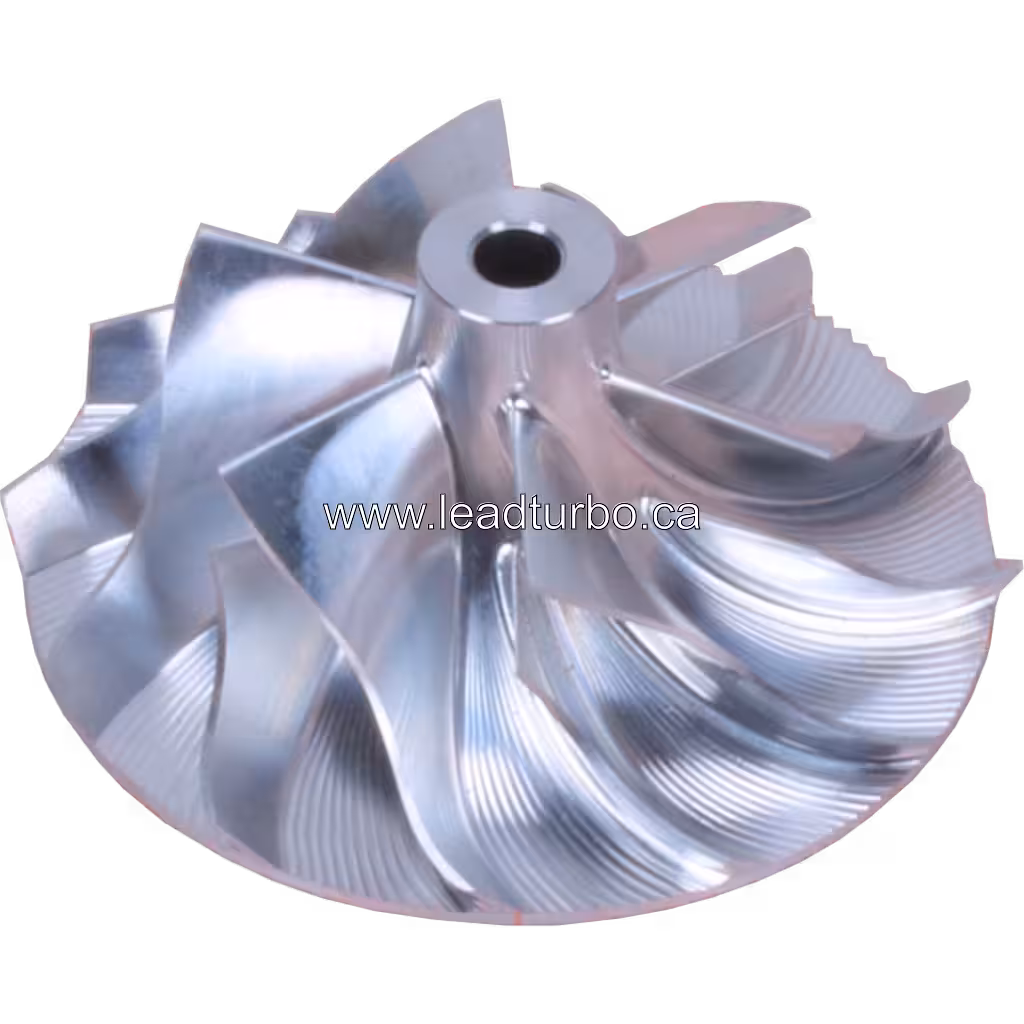 Roue de compresseur de turbocompresseur en aluminium