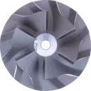Détail des aubes de la roue de compresseur LeadTurbo