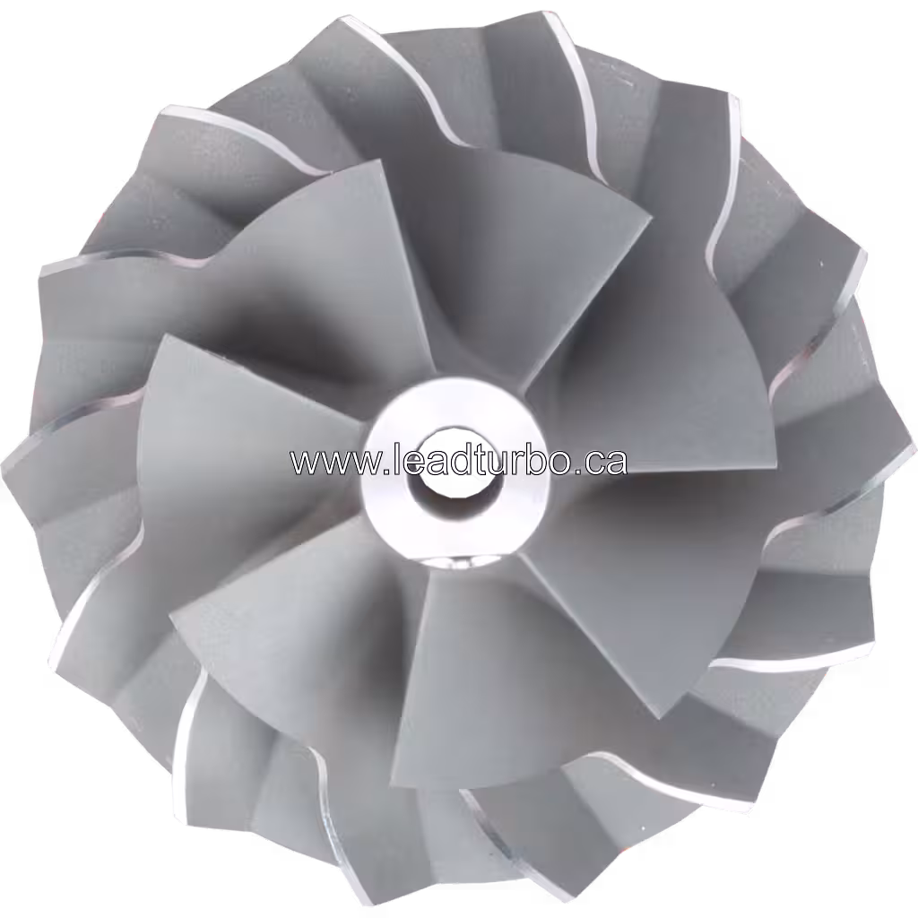 Roue de compresseur de turbocompresseur pour DEUTZ BF6M1015CP top view