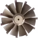 Roue turbine Cummins M11 référence 3522064