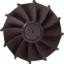 Assemblage roue turbine 3535983 avec arbre métallique et filetage