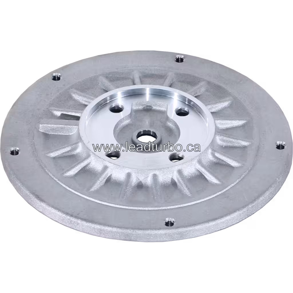 Aftermarket turbo back plate component