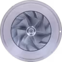 Industrial turbo core component close-up