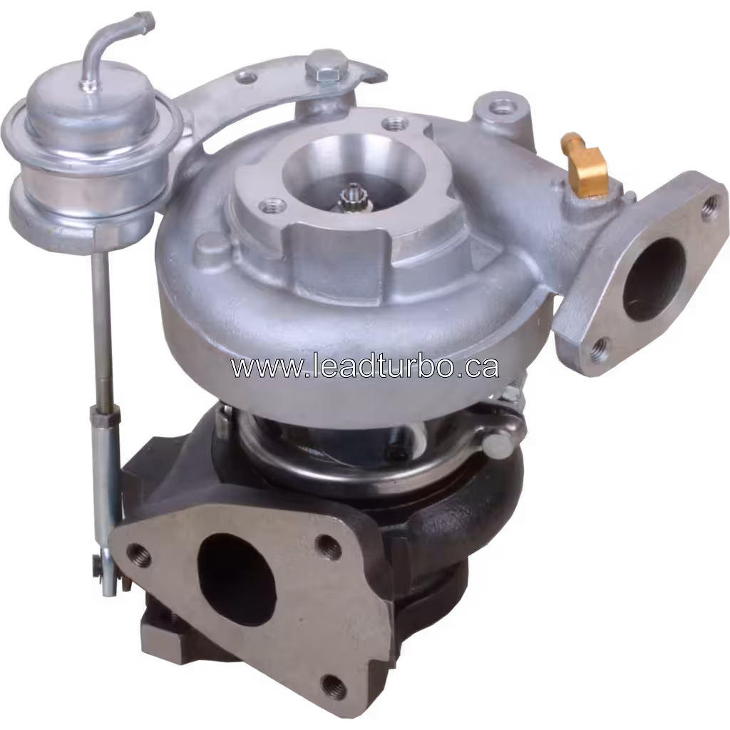 Vue avant du turbocompresseur de remplacement 17201-46010