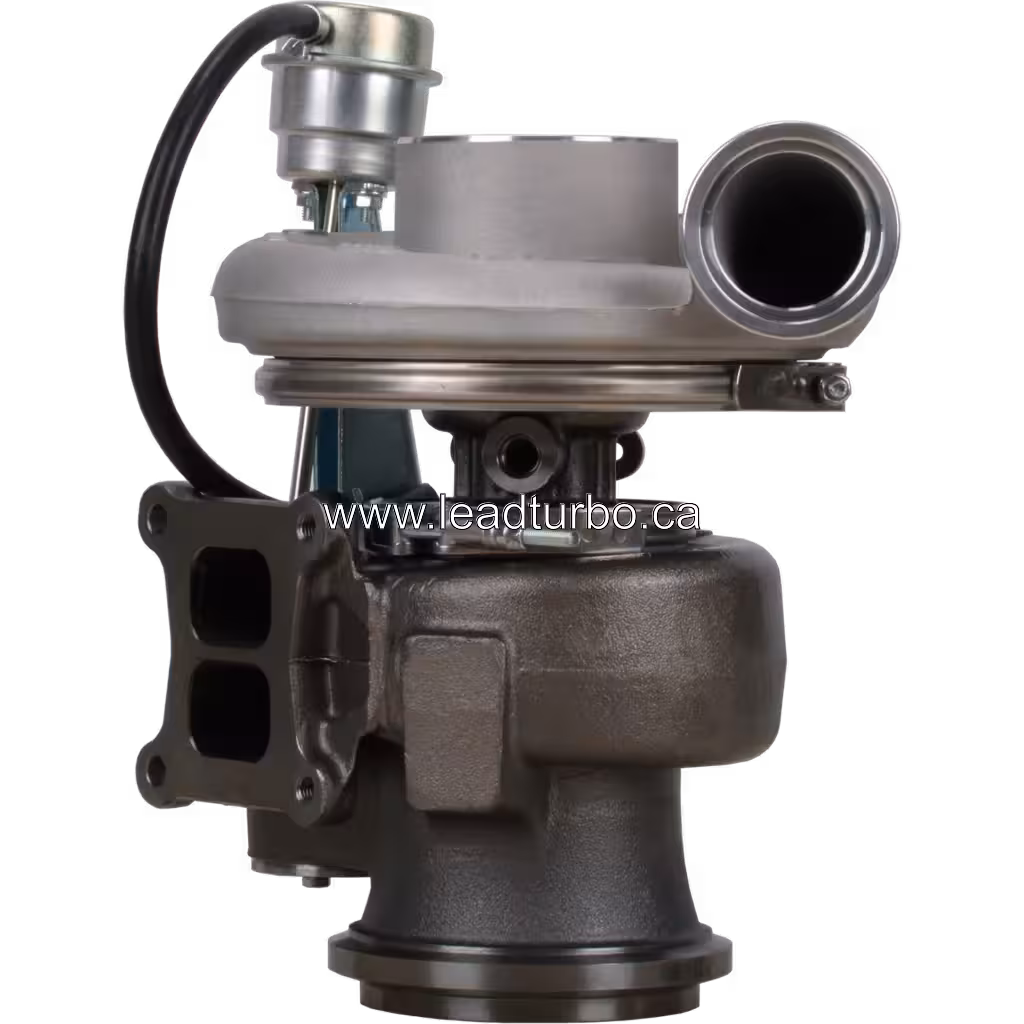 Turbocompresseur 3592778 HX55W pour Cummins ISM Bus front view