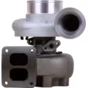 Turbocompresseur 3595779 HX40 avec carter compresseur argenté et carter turbine gris foncé