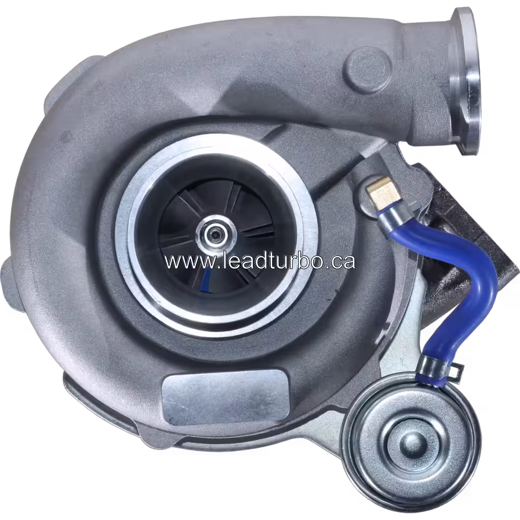 Turbocompresseur de remplacement pour IVECO 8060 45 410 avec bielle externe visible