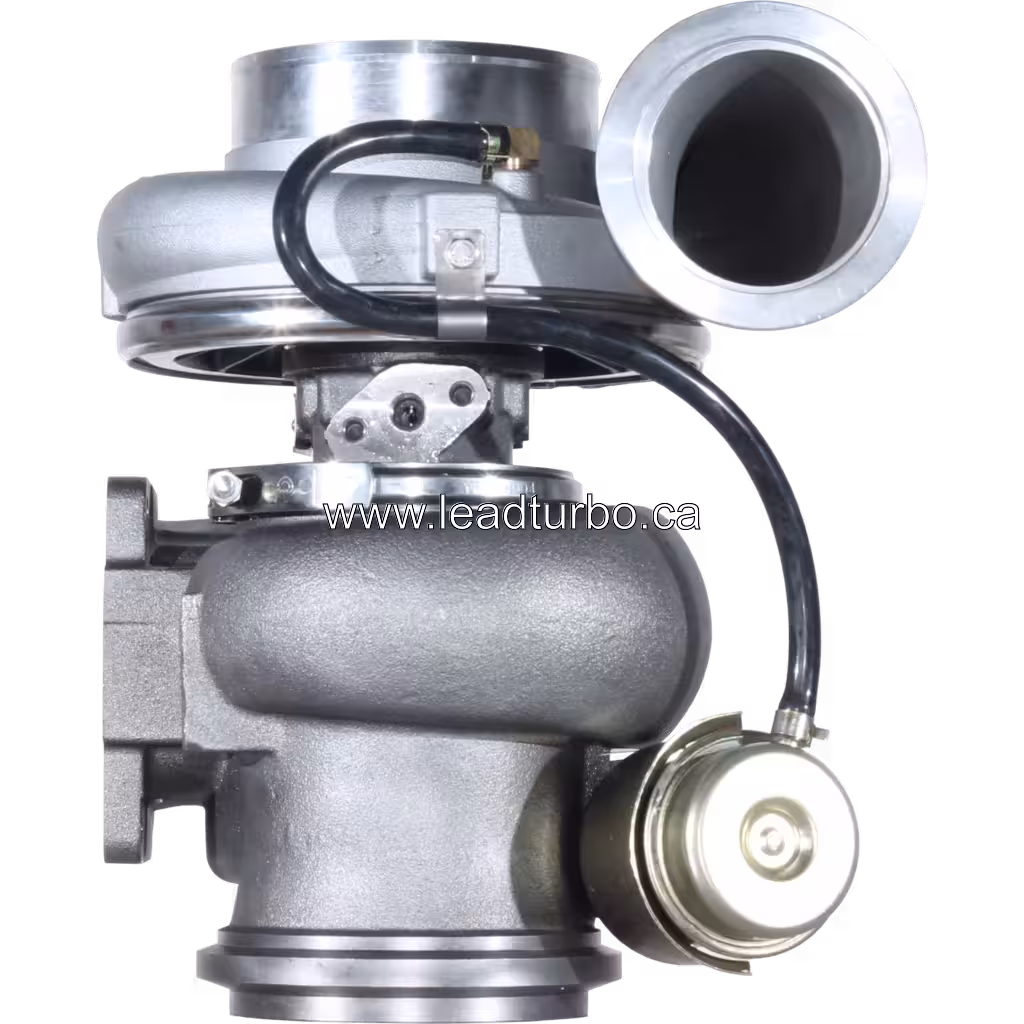 Vue avant du turbocompresseur 471086-0002 GT4294 montrant la roue compresseur