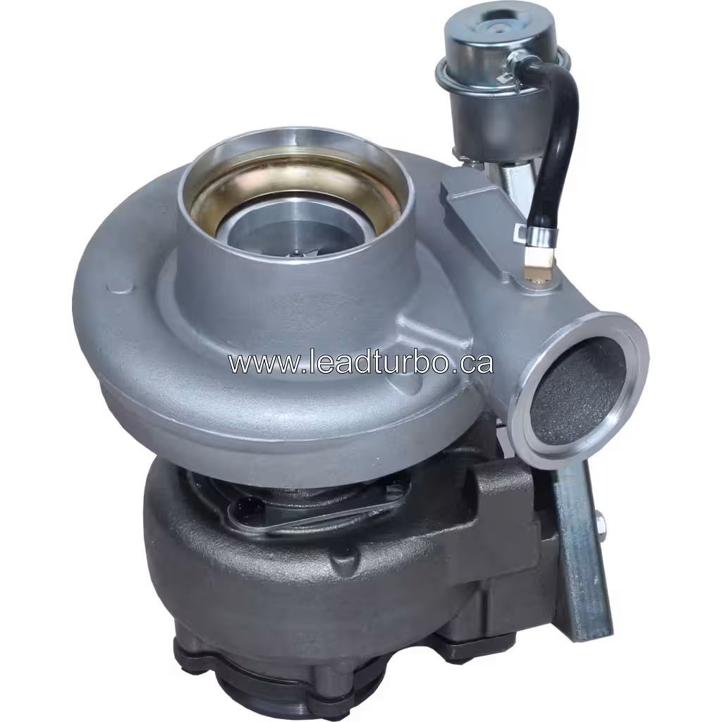 Vue latérale du turbocompresseur diesel Cummins
