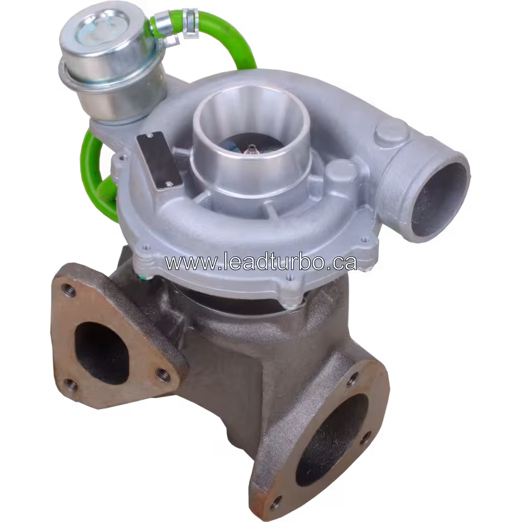 Vue avant du turbocompresseur pour moteur Land Rover 2.5 TDI