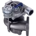 Vue avant du turbocompresseur Perkins 75HP