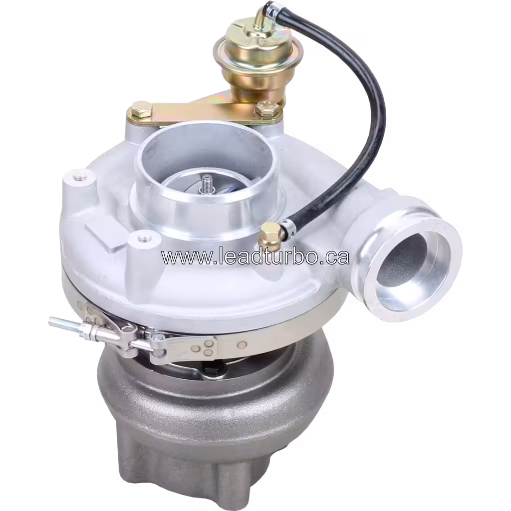 Front view of 12709880013 turbocharger assembly