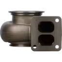 178788 J96 turbine housing front view showing single inlet flange and dual-port rectangular outlet