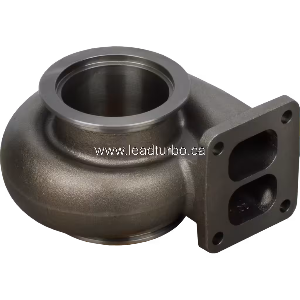 178788 J96 turbine housing top view displaying cast metal construction and mounting holes