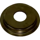 198103 HS circular metal heat shield top view for CAT 3208