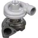 2674A177 S1B turbocharger top view showing turbine housing and bolt connections
