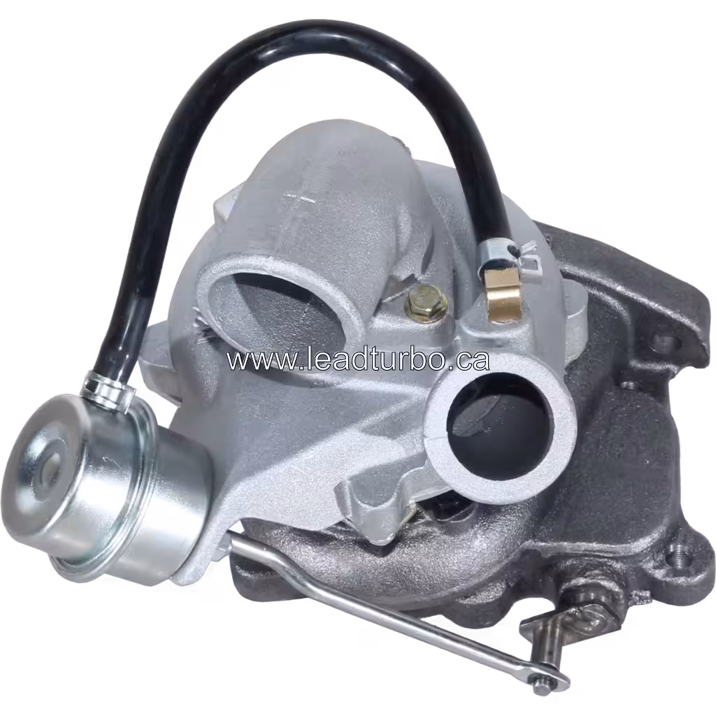 GT1749S turbocharger 28200-42610 front view with silver compressor housing