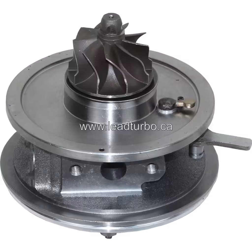 28200-4A470 Turbocharger Core for Kia Sorento 2.5 CRDI (BV43-2074DCBAA 419 18) bottom 45 degree view