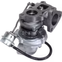 GT1749S turbocharger compressor housing detail