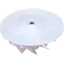 2835438A Compressor Wheel Bottom 45 Degree View