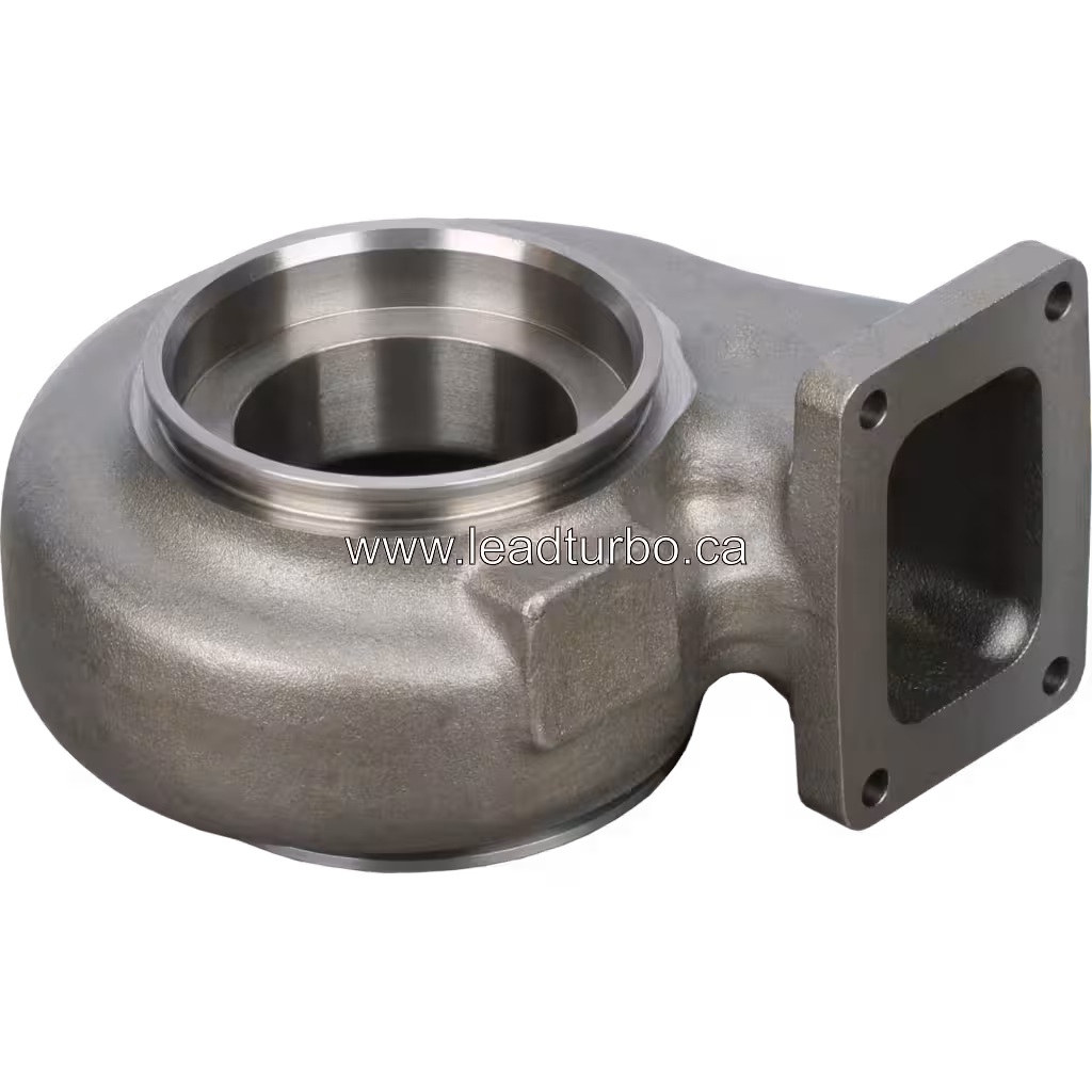 BTL8503 turbine housing top view showing rectangular flange
