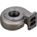 Cast metal turbine housing for MAN 0826F with central opening