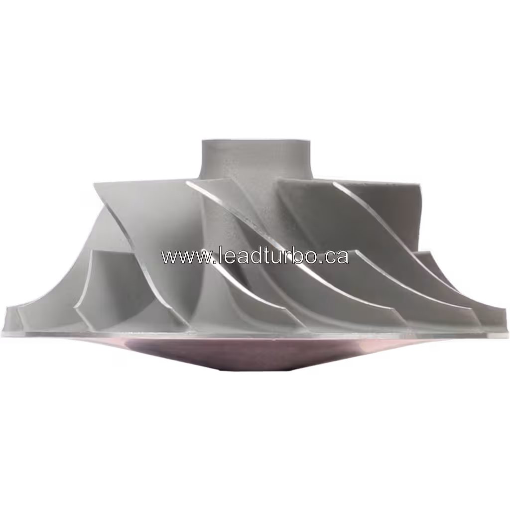 3593686 HX50 compressor wheel front view with radial blades