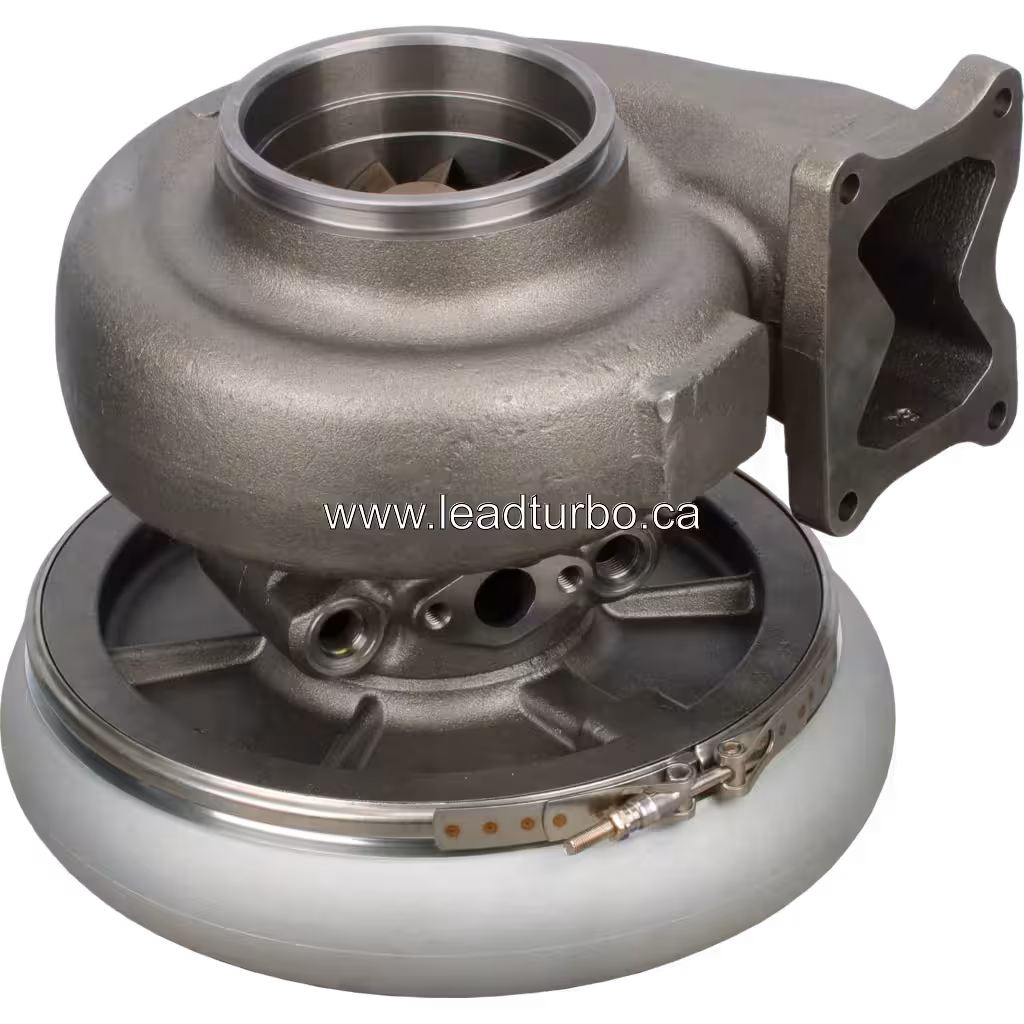 HX82 Turbocharger Assembly Side View