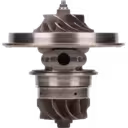 FOR 4024964 HX55W turbocharger core front view showing compressor and turbine wheels