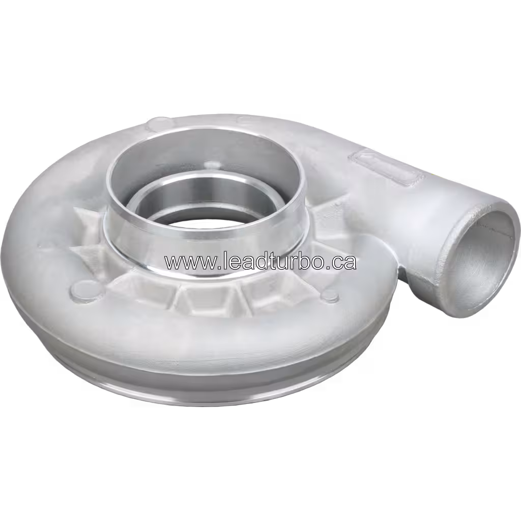 HX80 HX85 turbo compressor housing top 45-degree view