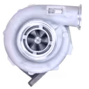 452232-5 GT4082 turbocharger front view with silver compressor housing