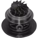 Bottom 45-degree view of FOR 49178-03133 core showing turbine wheel