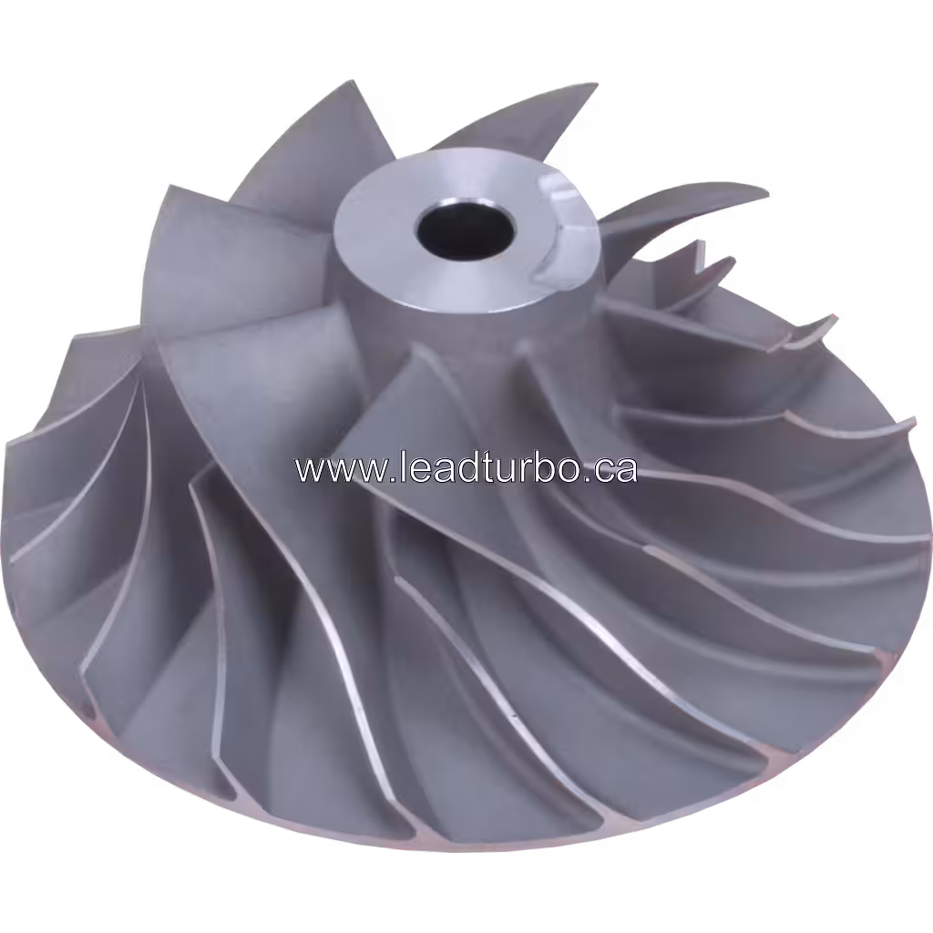 49181-03862 CW compressor wheel top view showing swept-back blades and central hub