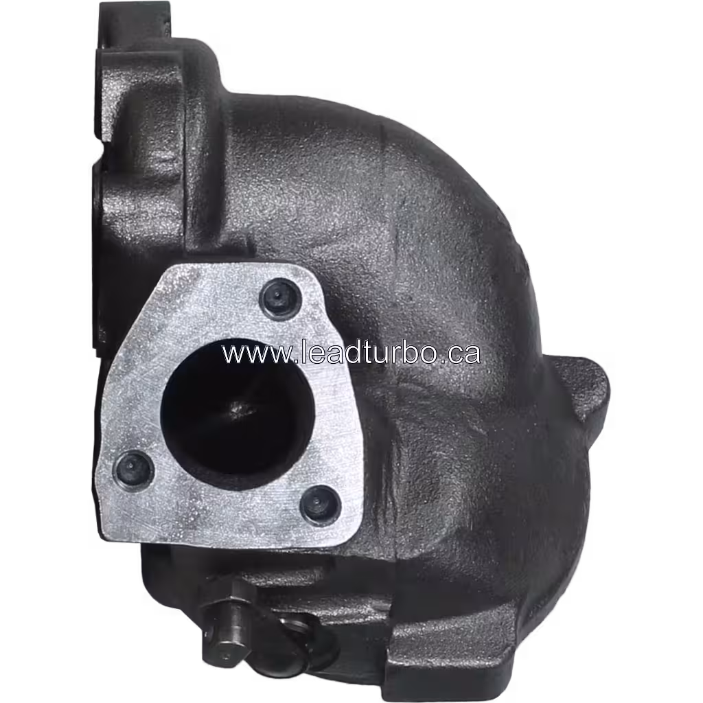 5303-970-0052 TH J96 turbine housing front view with machined inlet flange