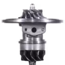 53297100020 turbocharger core front view showing turbine and compressor wheels