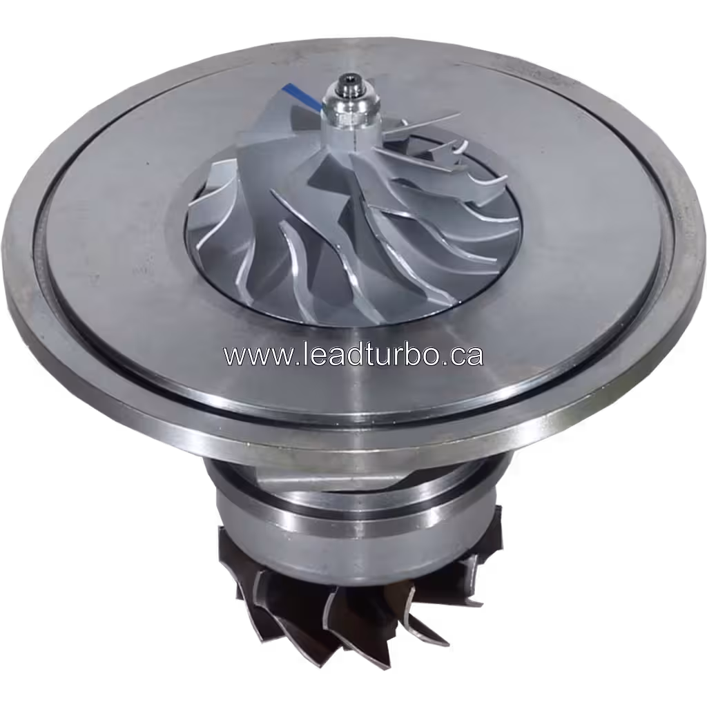K29-3571QOAKA 17 20 CHRA top view with central bearing housing and mounting flange