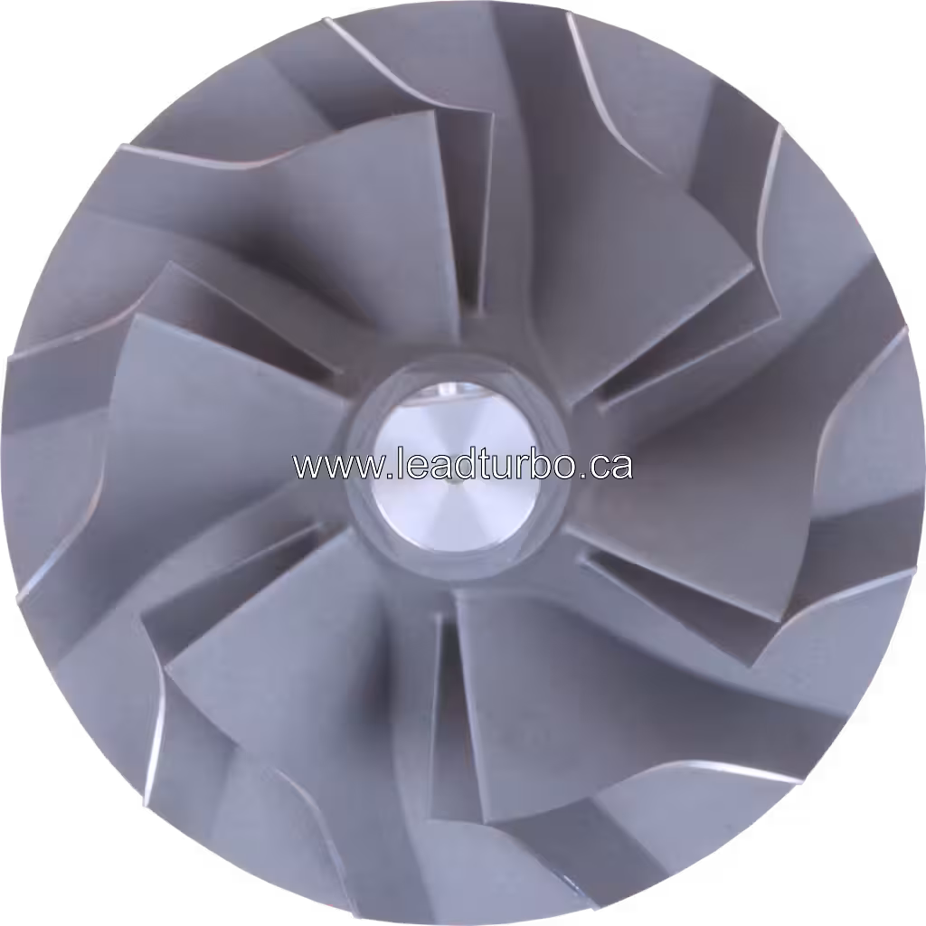 705319-0001 Compressor Wheel GTA5002B Turbocharger | CAT Earth Moving top view
