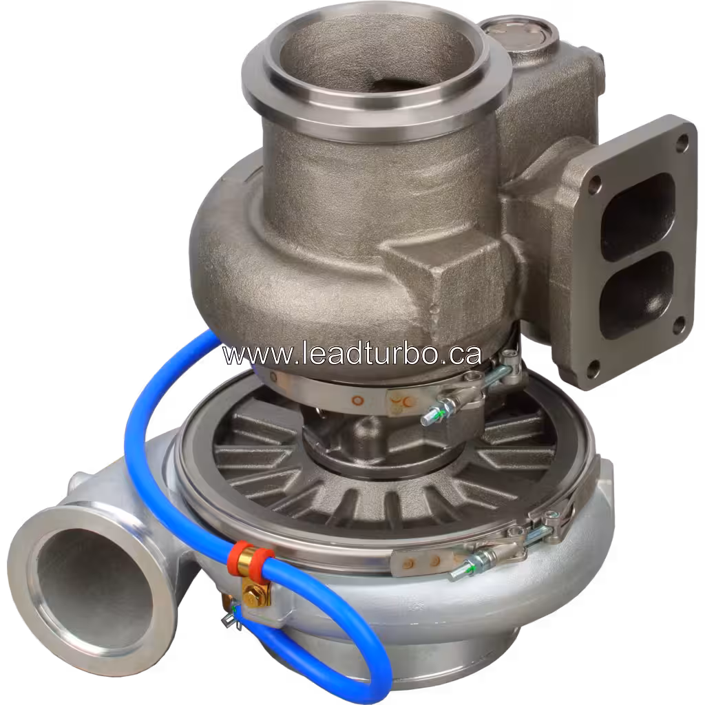 707866-5008S GT4708BJNS Turbocharger Replacement for Detroit Diesel bottom 45 degree view