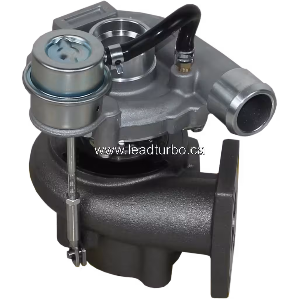 723190-5003 GT2049S Turbocharger Replacement for Perkins Cummins 45 degree view
