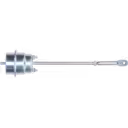 Actionneur de turbo 5325697-140psi-210mm vue de face avec corps cylindrique et tige de poussée