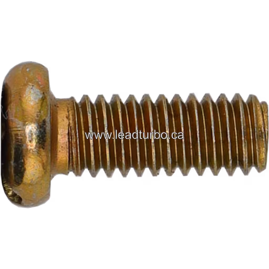 BTL7510 turbocharger bolt front view with hex head and threaded shank